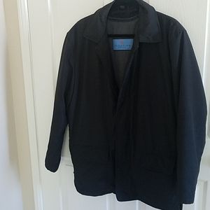 Kenneth Cole Black Removable Inside Lining Jacket